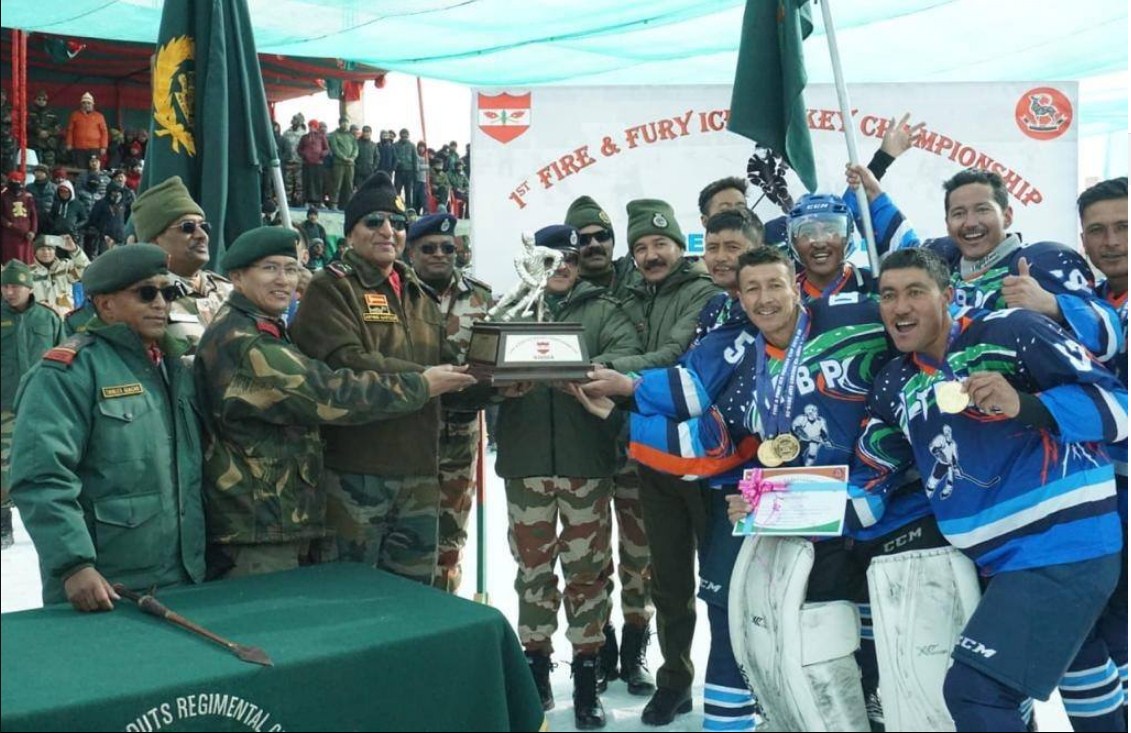 Army Organises ICE Hockey Championship In Ladakh