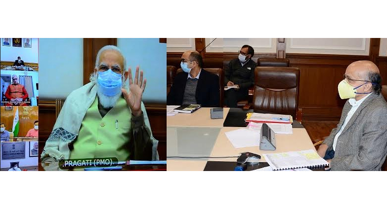 PM holds 33rd PRAGATI video-conference with CS; eviews progress on Pakal Dul Hydro Electric Project in J&K