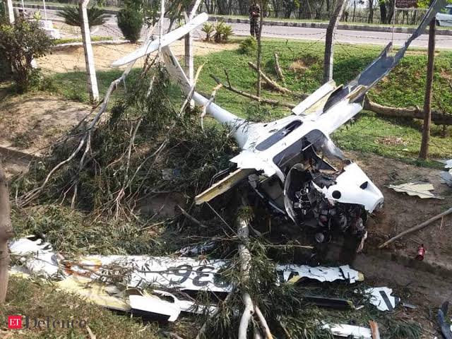IAF Pilot Killed, NCC Cadet Injured After Trainer Aircraft Crashes in Patiala's Cantonment Area