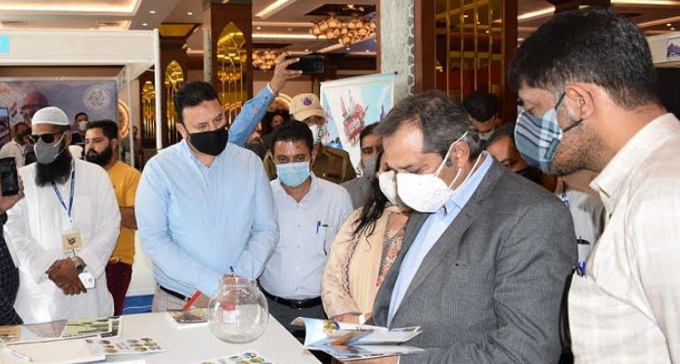 Advisor Baseer Khan inaugurates India Travel Mart exhibition at Jammu