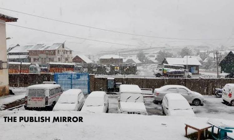 Leh shivers at minus 6.3 degrees Celsius; rains, snowfall on forecast
