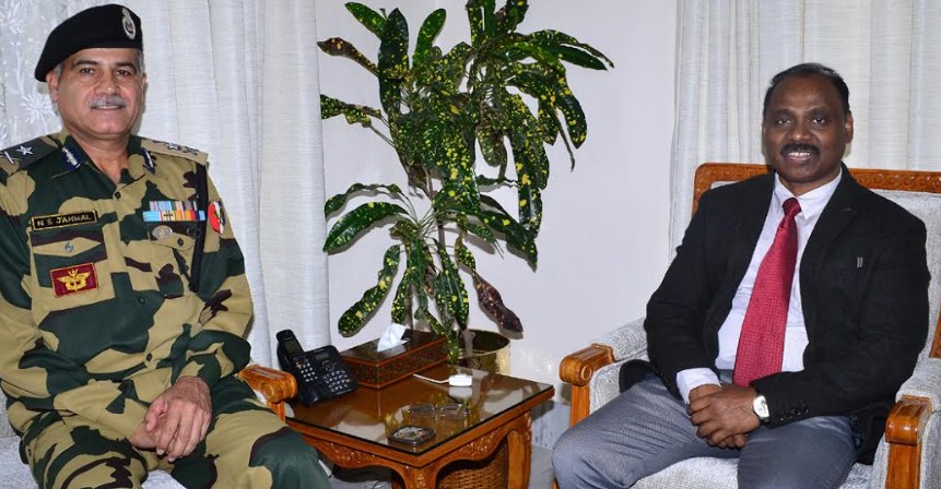IG BSF meets Lt. Governor
