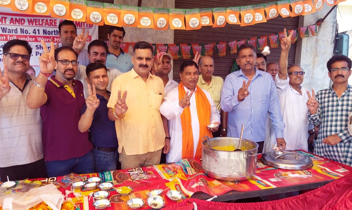 Sat sharma greets towards people for giving historic mandate to BJP from Jammu west