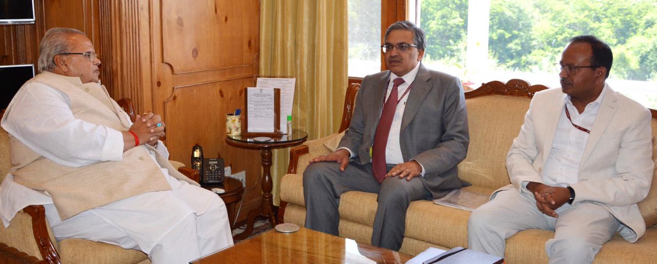 NHAI Chairman calls on Governor, discuss progress of Jammu-Srinagar NH