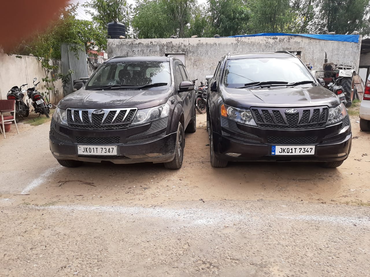 Two SUVs bearing same registration number seized by Channi Police in Jammu