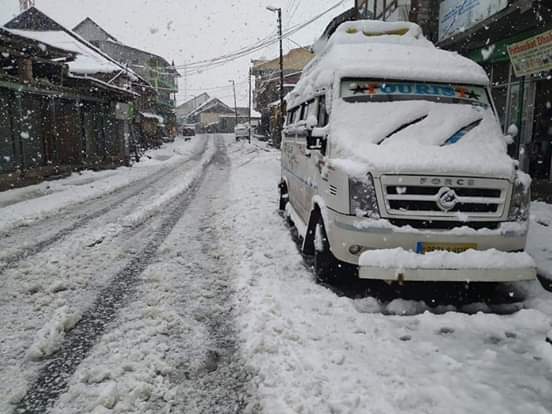 Snowfall in June: Fresh snowfall in Sonamarg, upper reaches of Central Kashmir