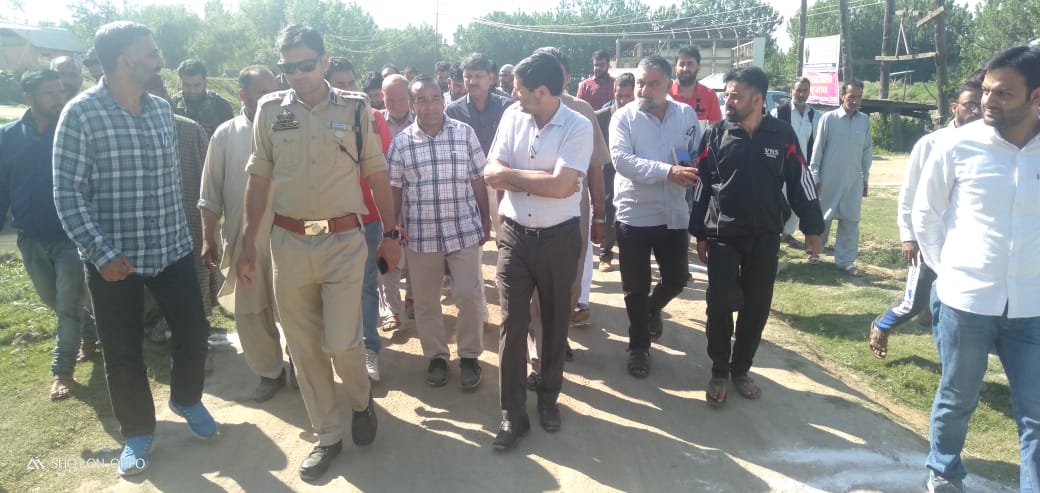 DC and SSP Bandipora reviews Security arrangements for Amarnath Ji Yatra