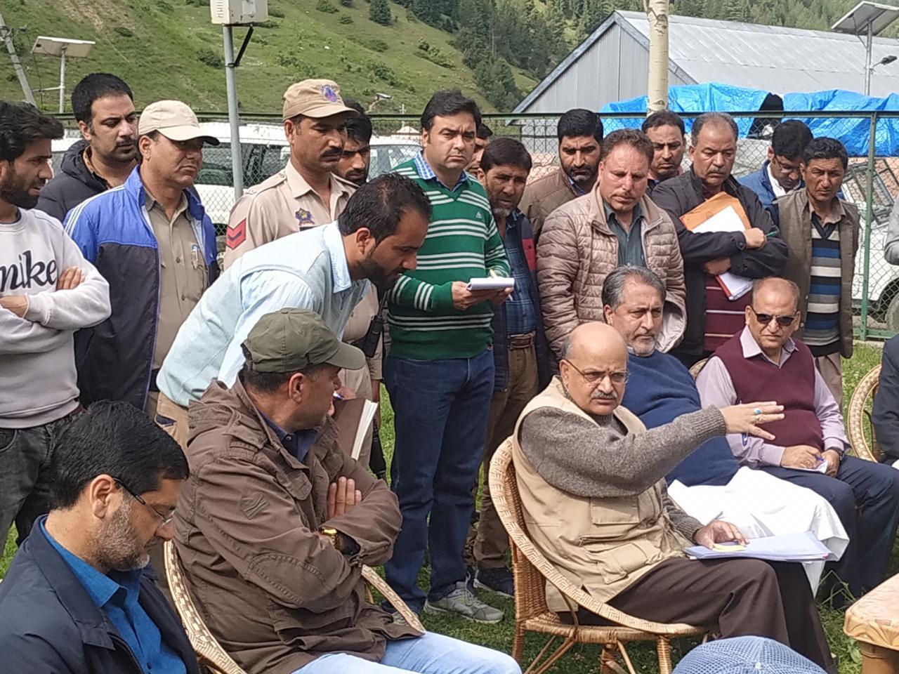 Chief Secretary participates in Back to village programme at Gurez