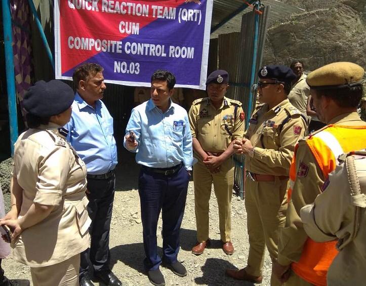 Div Com, IG review Yatra arrangements at Chanderkot, Ramban