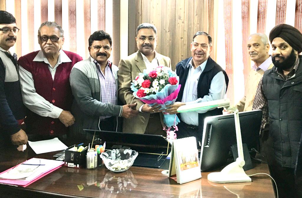 Chamber of Traders Federation calls on Chief Engineer UEED Ashwini Anand 