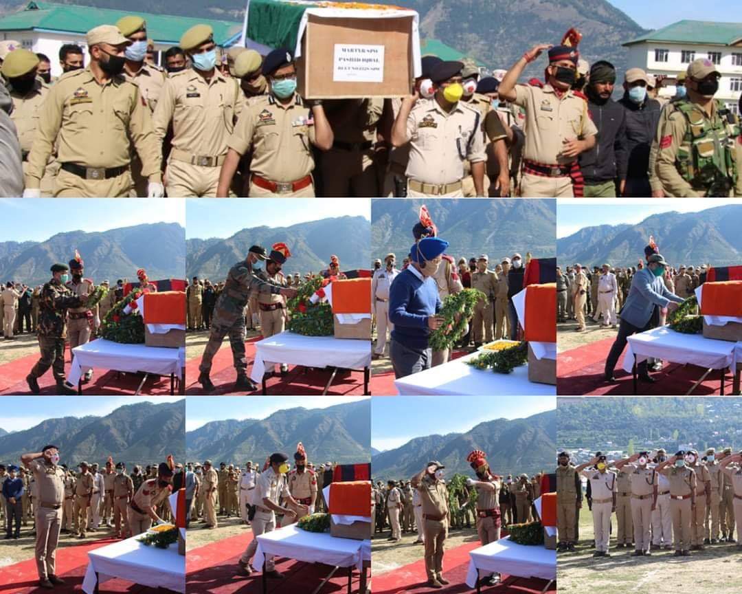 Wreath laying ceremony for Martyr SPO Pasid Iqbal held at DPL Kishtwar