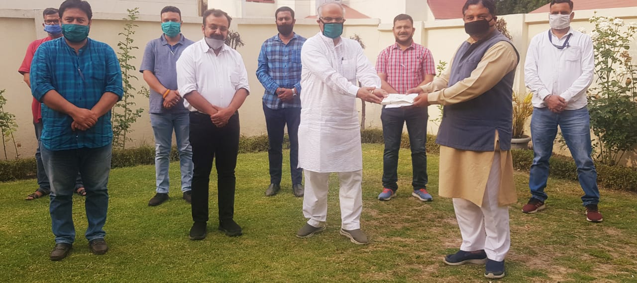 BJP Jammu West hands over another instalment of 4 lakhs towards PM CARES FUND