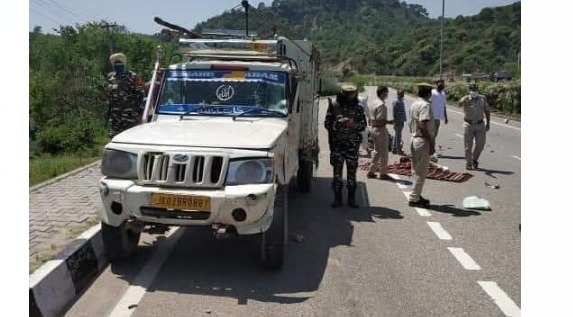 Three dead in a road accident at Nagrota in Jammu