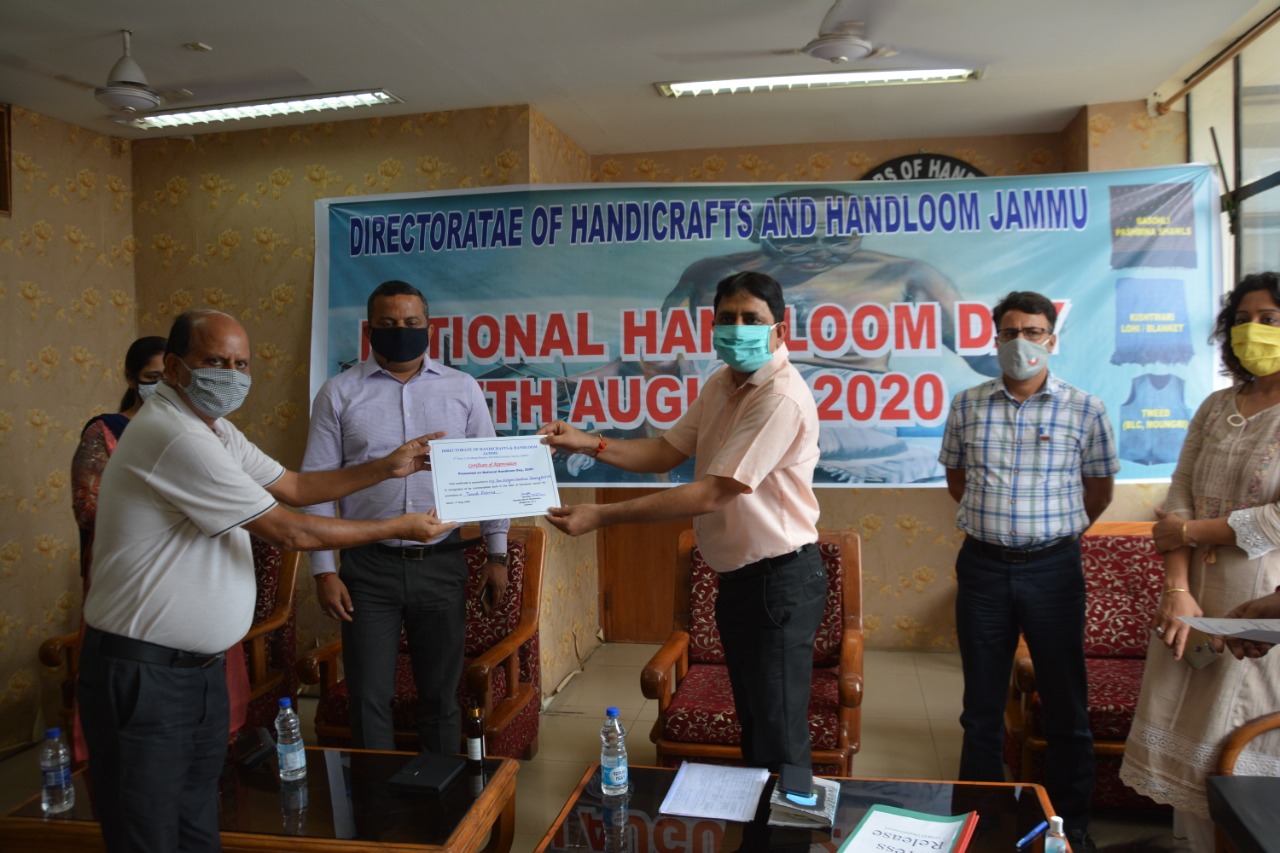 6th National Handloom Day celebrated under the guidance of Vikas Gupta, Director Handicrafts and Handloom