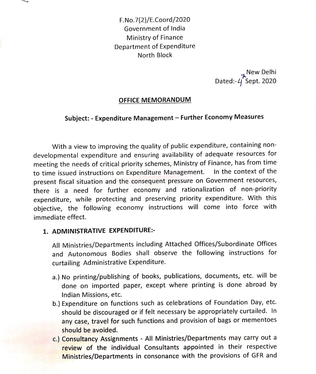 No ban on recruitment for government jobs, Centre clarifies after row over Finance Ministry circular