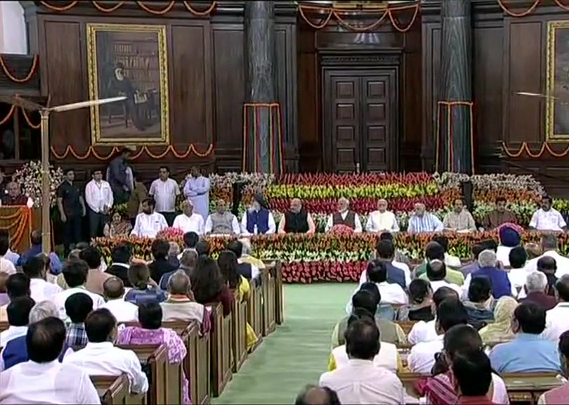 Narendra Modi unanimously elected as the leader of the NDA