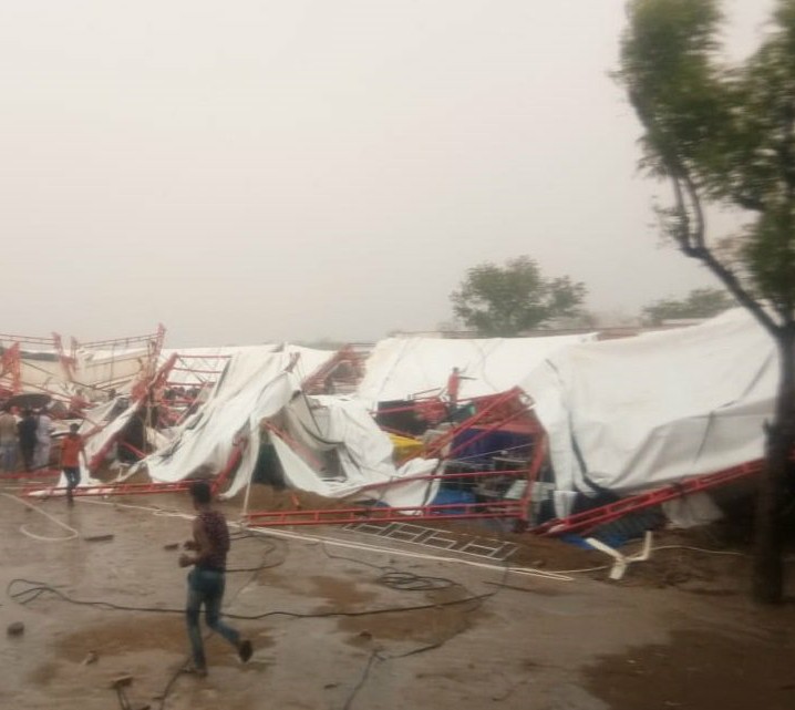 12 dead, 25 injured as Pandal collapses in Barmer, Rajasthan