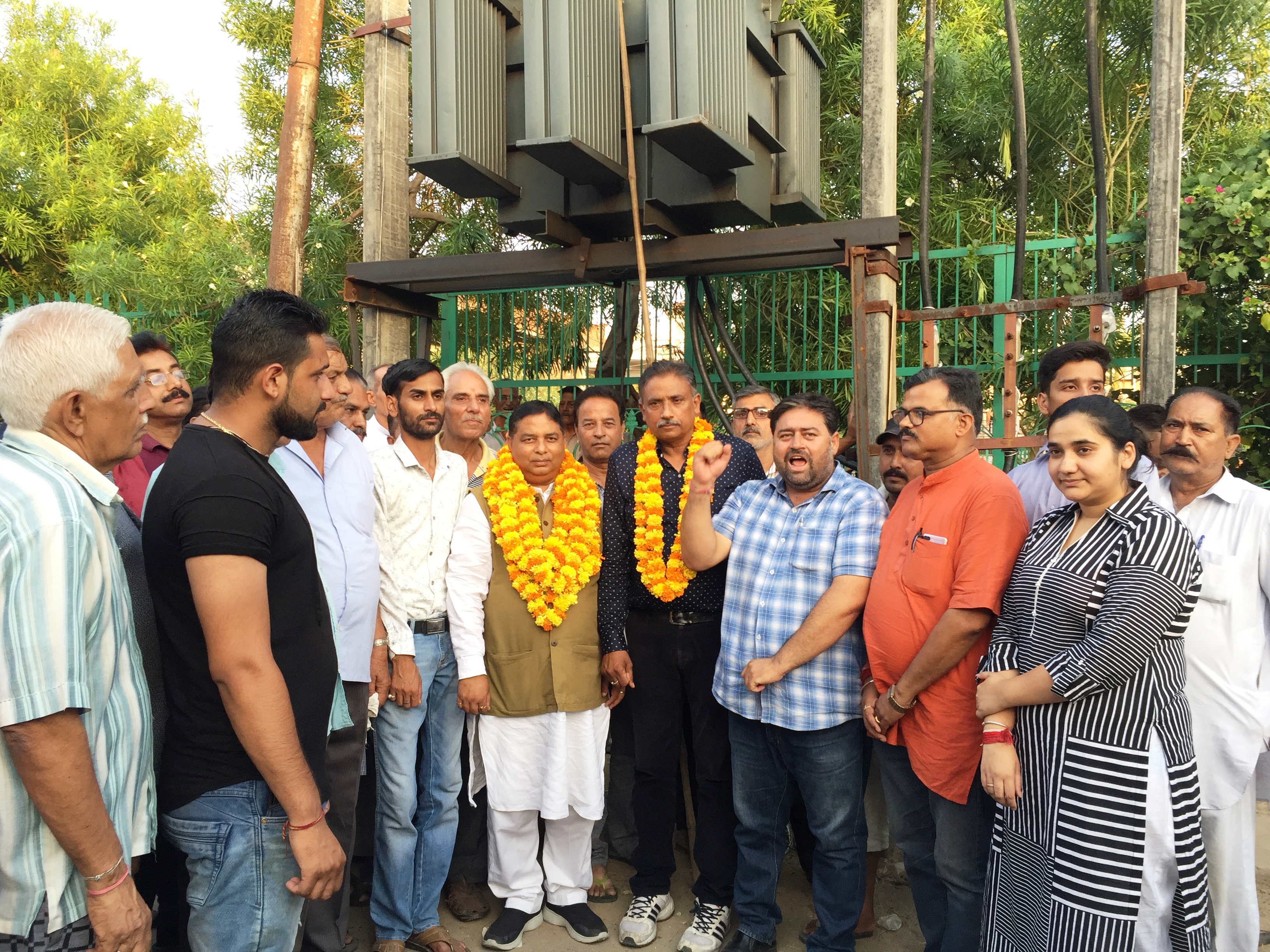 Sat inaugurates newly installed transformer at Ward 33