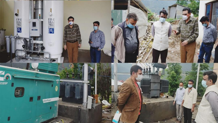 Installation of 630 KVA-Transformer, Civil work of Oxygen generation plant completed at GMC Doda