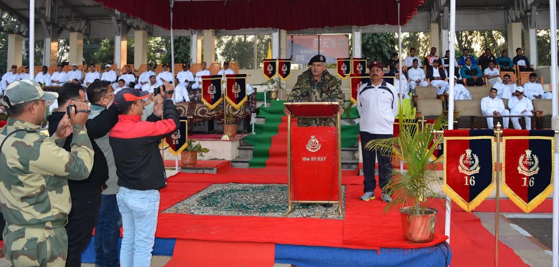 OPENING CEREMONY OF BSF INTER FRONTIER BOXING COMPETITION  ORGANISED AT BSF JAMMU