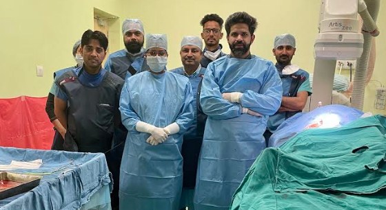 First of its kind case of Carotid Artery Stenting for Stroke patient performed By Dr. Nikhil Mahajan