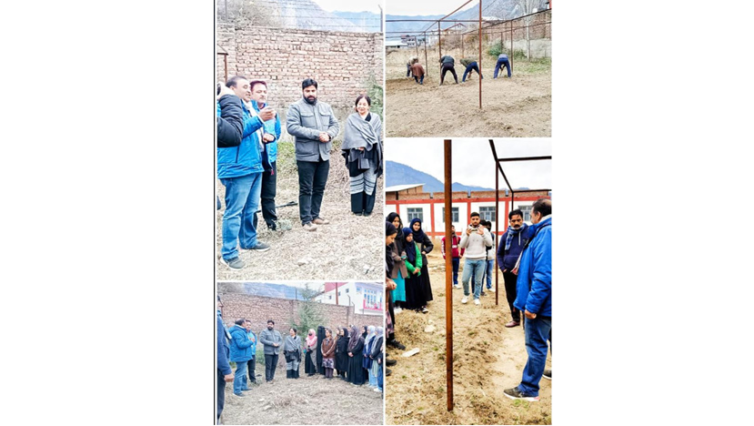 Herbal Garden established at Government Degree College Kishtwar under Clean & Green India Mission