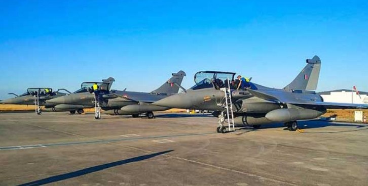 Four more Rafale jets arrive in India from France