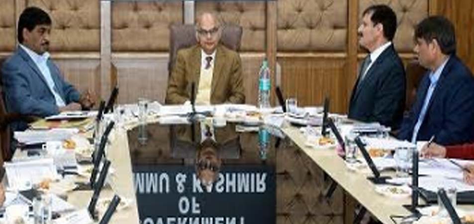 BOD meetings of JKPCC, JKML  Advisor Sharma directs JKPCC to speed up developmental works