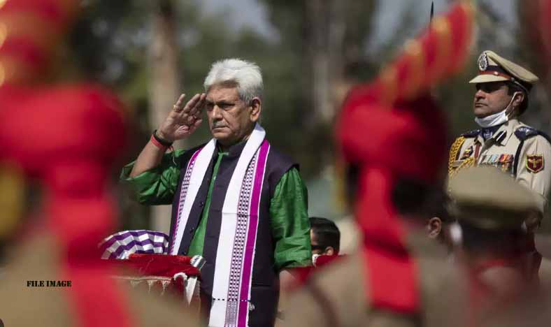 J&K LG Manoj Sinha pays tributes to Pulwama martyrs