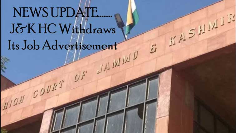 Jammu and Kashmir drops advertisement on jobs for outsiders