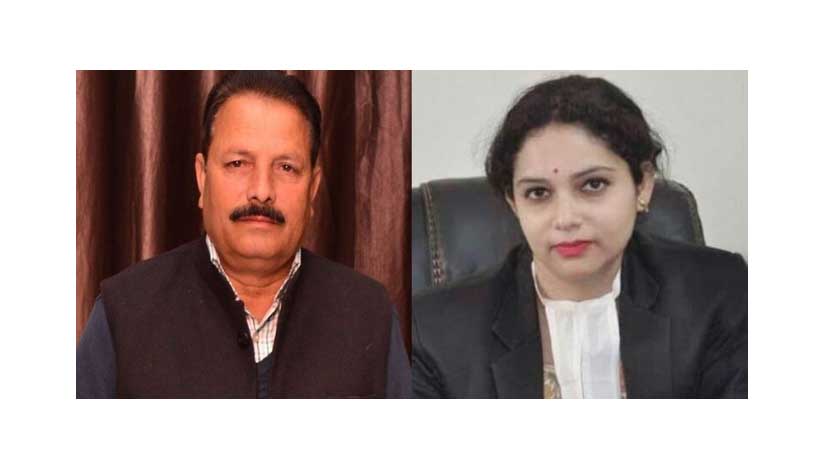 J&K: Lal Chand Bhagat and Juhi Pathania of BJP have been elected as President and Vice President of DDC Udhampur