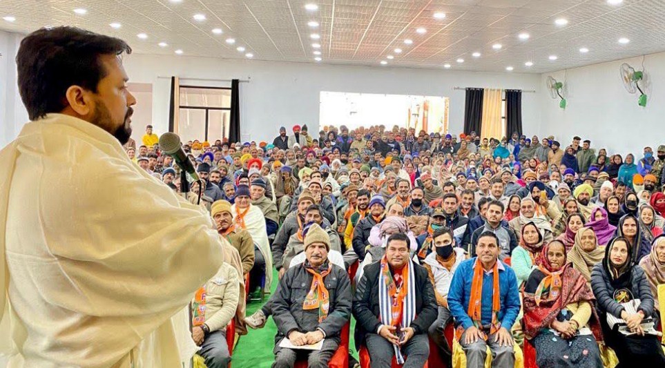People will give BJP Decisive Mandate in J&K DDC Elections”: MoS Anurag Thakur