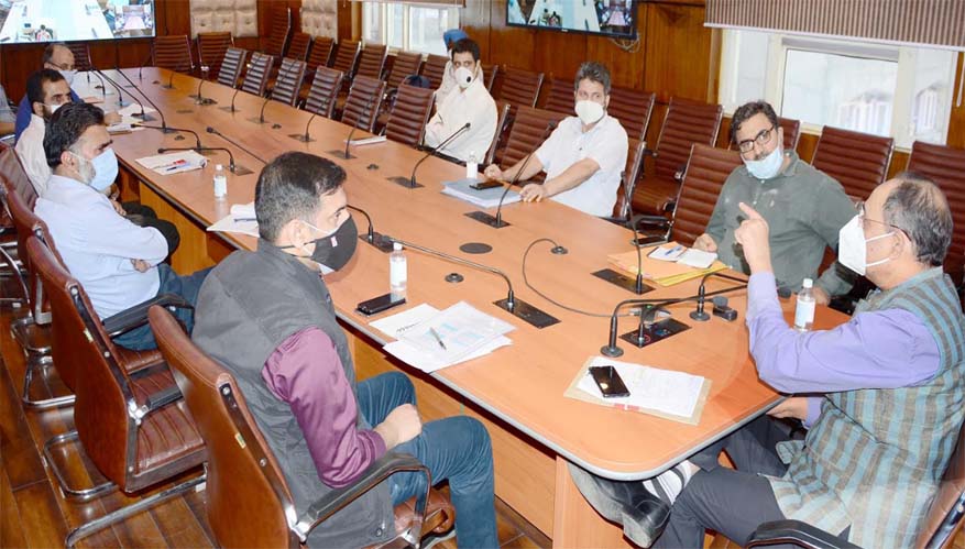 Rohit Kansal reviews welfare schemes meant for JK PDD employees