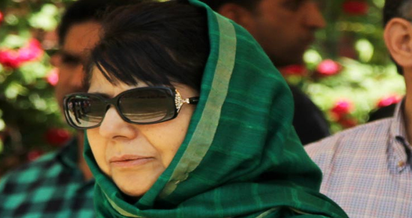 No let up in GOI’s persecution of Kashmiri mainstream, alleges Mehbooba