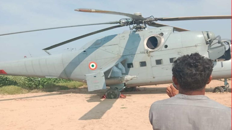 IAF helicopter makes emergency landing in Rajasthan’s Hanumangarh district; crew safe