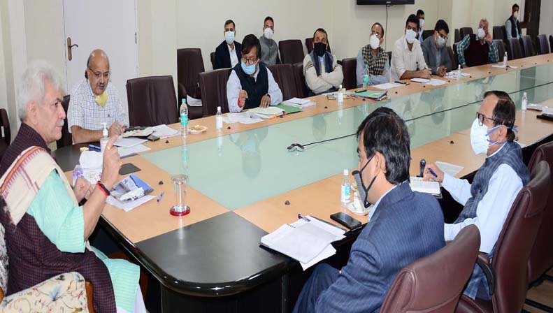 Lt Governor calls for developing Self Sustaining Public Conveniences across J&K