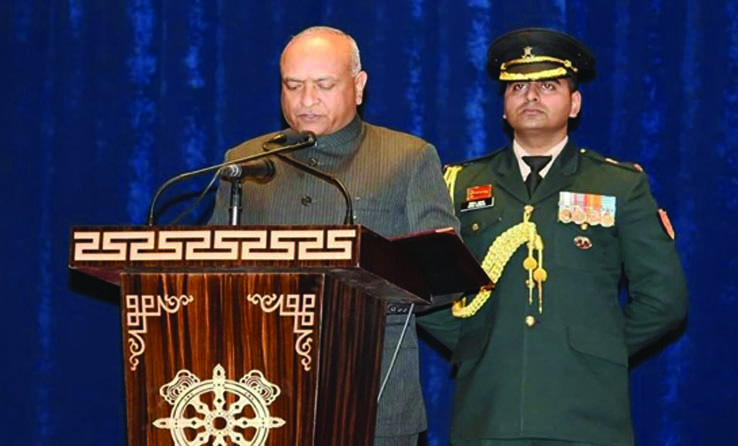 R.K. Mathur takes oath as the first LG of UT of Ladakh