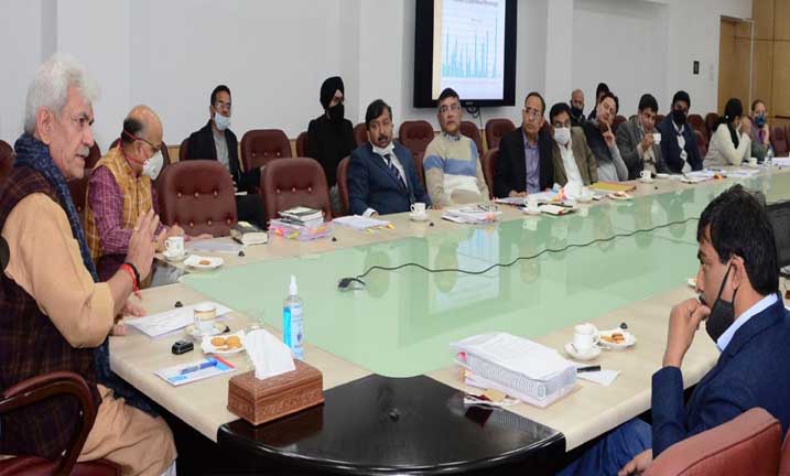Lt Governor reviews functioning of JKIDFC