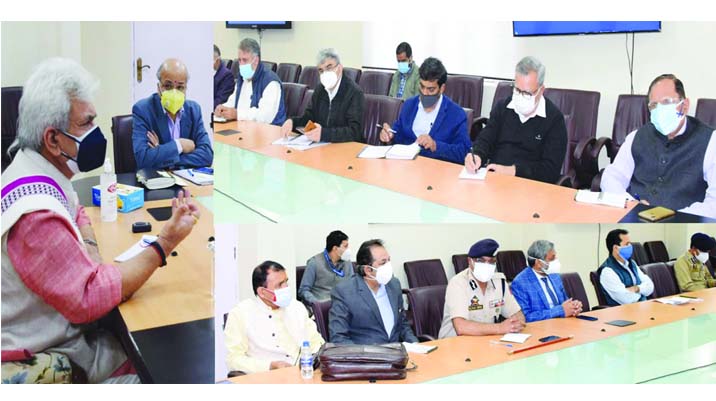 Covid -19:  Rs 55 crore to be released to Div Coms, DCs, J&K Police under SDRF for emergency use: Lt Gov, Manoj Sinha