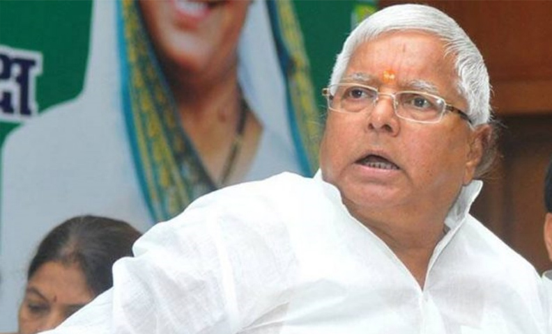 Close shave for Lalu Yadav as fan in his room catches fire