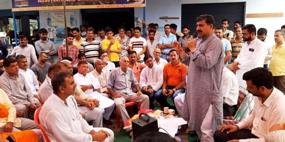 Jugal Kishore MP tour to Border,Firing affected Areas in Chamb Constituency  