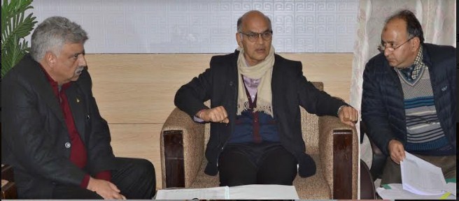 Advisor Sharma takes review of power scenario in Kashmir
