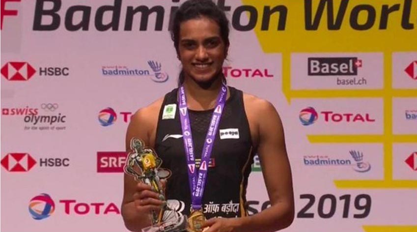 PV Sindhu becomes first Indian shuttler to win BWF World Championships gold