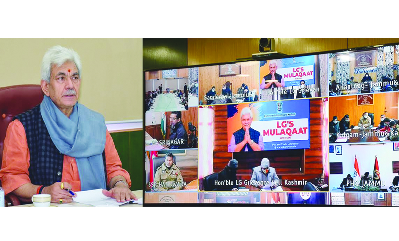 Lt Governor holds 4th run of LG’s Mulaqaat