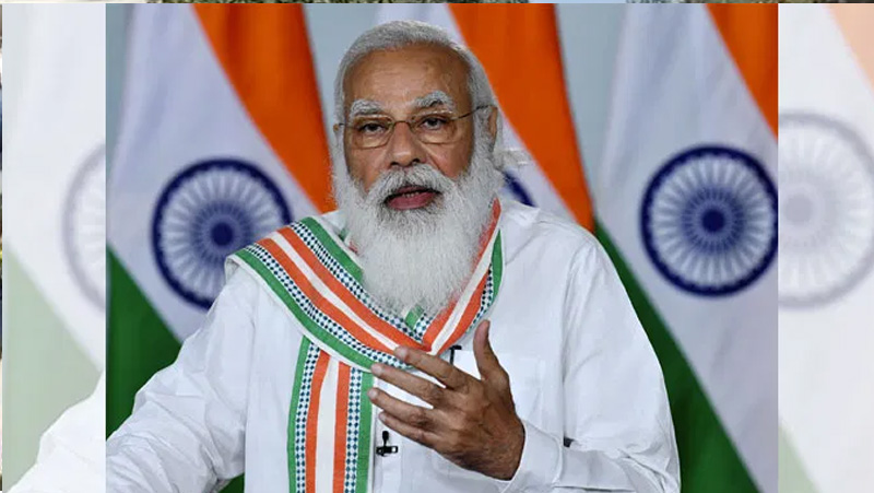 PM Modi inaugurates Maitri Setu between Tripura & B’desh, presents report card of ‘double engine govt’