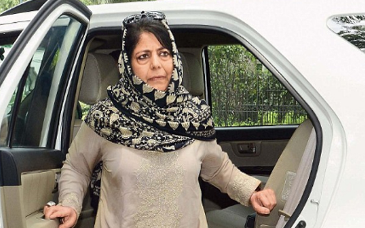 Mehbooba allegedly stopped from visiting Rambiara nallah in south Kashmir