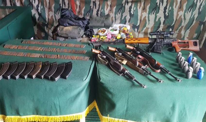 Alert troops foil infiltration bid in Kupwara, recover arms & ammunition