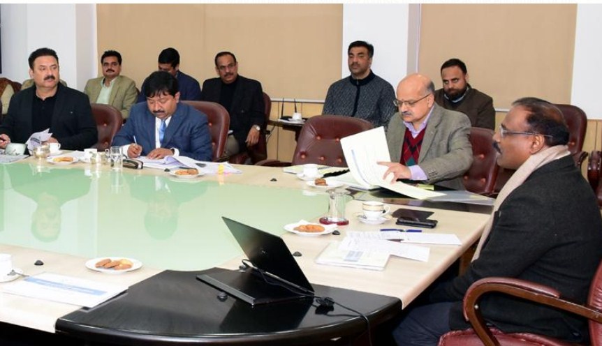Lt Governor takes serious view of extremely low expenditure under PMAY in Various districts
