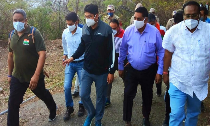 Div Com directs to develop Manda walking track under Smart City Project