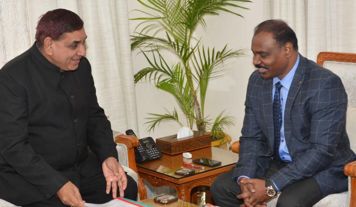Mayor JMC meets Lieutenant Governor